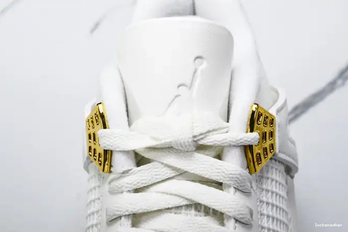 Reps LUCY Gold Jordan 4 Retro AQ9129-170 Metallic 0622